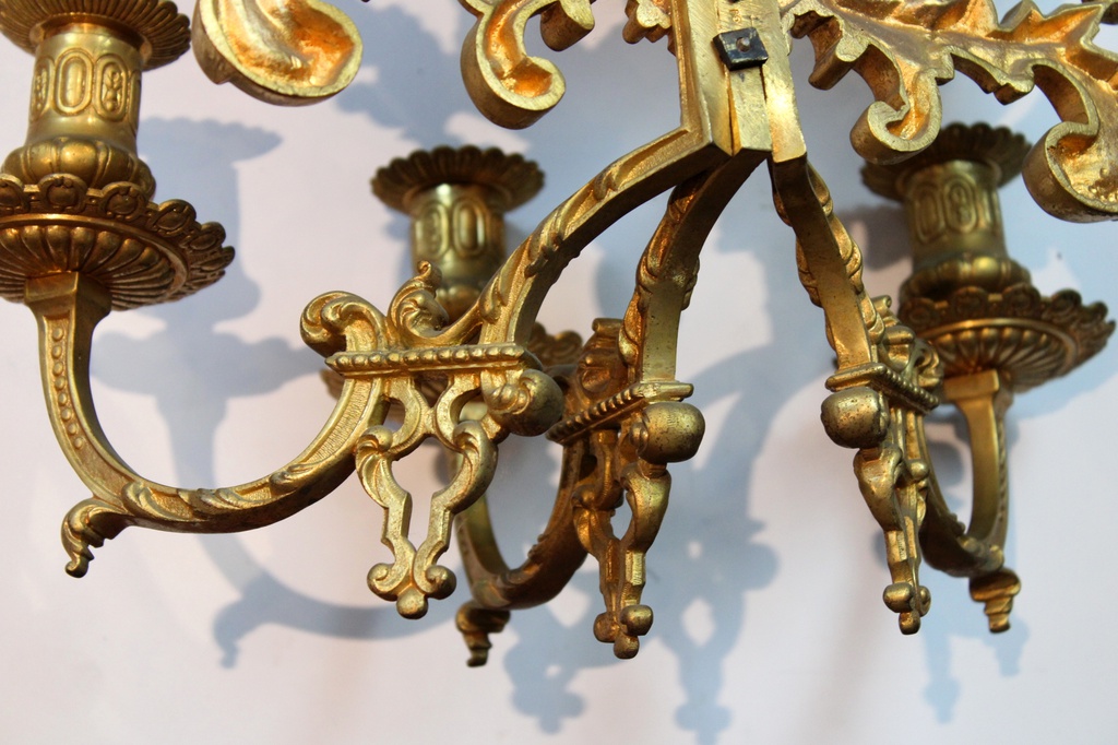Gilded-Brass-candlesticks-with-mirror-paauksuotos-zalvarines-zvakides-8.JPG