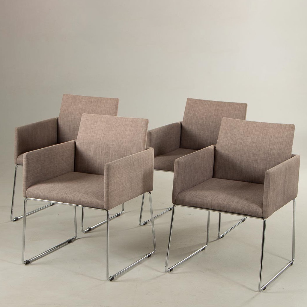 Armchairs, 4 pcs