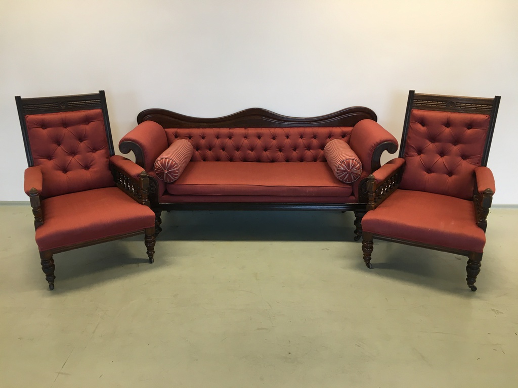 Sofa and Armchairs 2 pcs