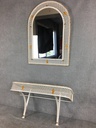 Консольный столик с зеркалом